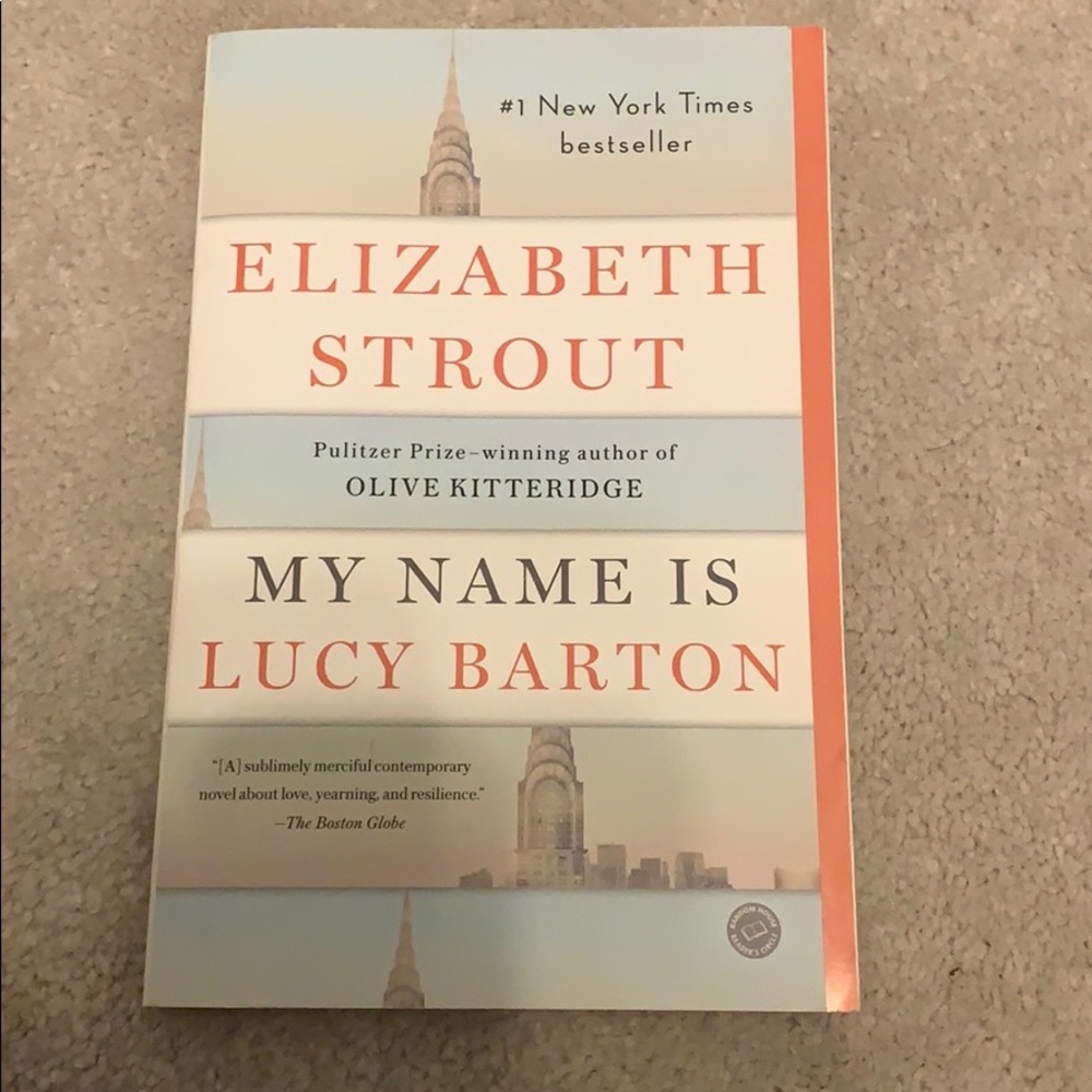 Bestselling Book- My Name is Lucy Barton